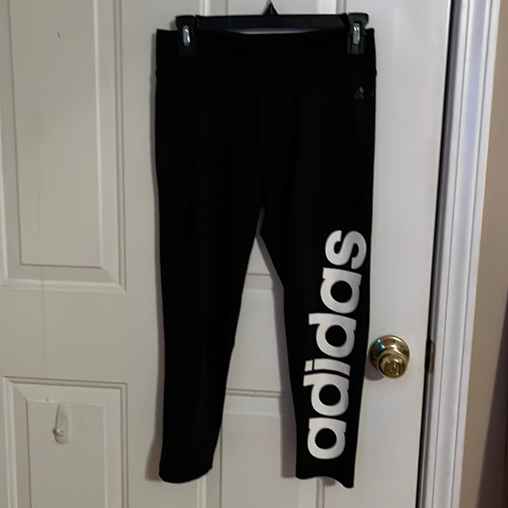 Black Adidas leggings size M